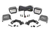 LED Light Kit Ditch Mount 3 Inch OSRAM Wide Toyota Land Cruiser (24-26) Rough Country
