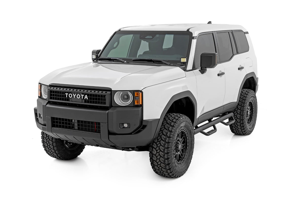 LED Light Kit Ditch Mount 3 Inch OSRAM Wide Toyota Land Cruiser (24-26) Rough Country