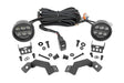 LED Light Kit Ditch Mount Black Series Round 3.5 Inch Amber DRL Toyota LandCruiser (2024) Rough Country