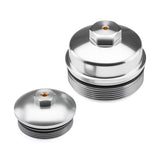 2003-2010 Ford F450 Super Duty Diesel Silver Fuel + Oil Filter Cap
