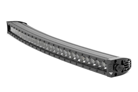 30 Inch Black Series LED Light Bar Curved Single Row Cool White DRL Rough Country