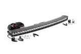 30 Inch Chrome Series LED Light Bar Curved Single Row Rough Country