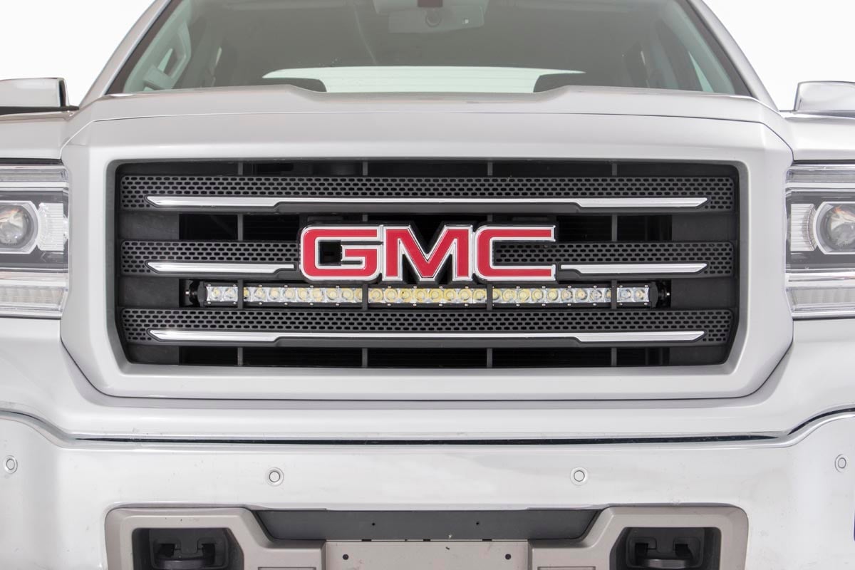 30 Inch Chrome Series LED Light Bar Curved Single Row Rough Country
