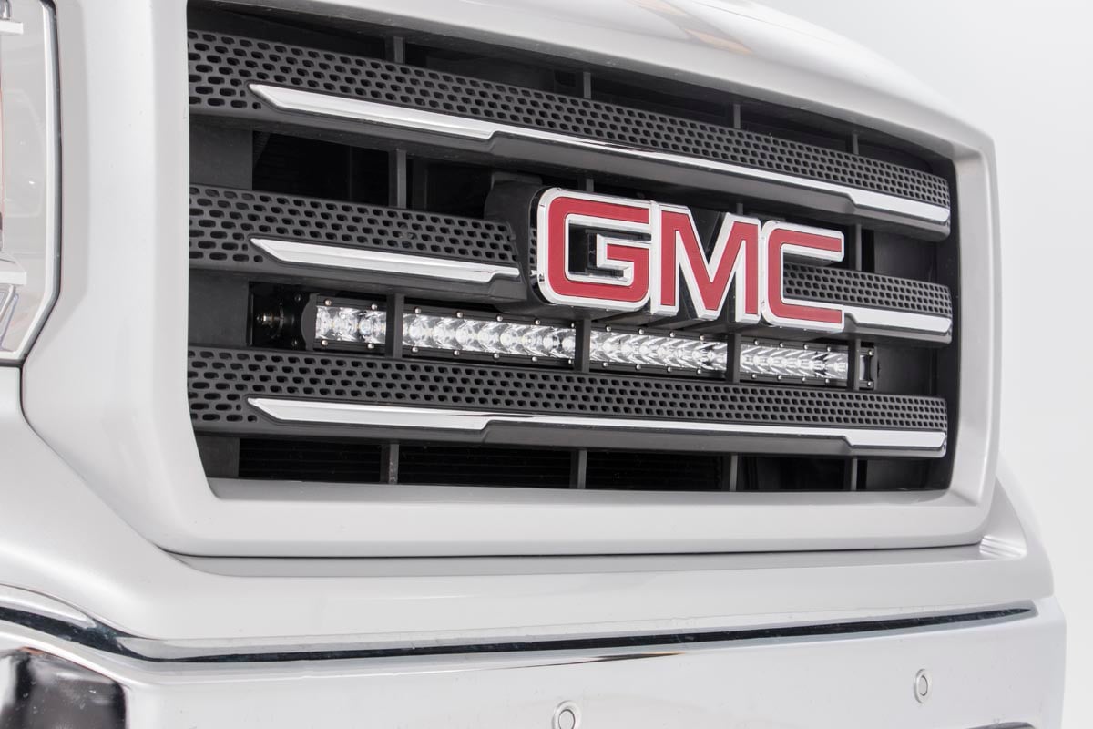 30 Inch Chrome Series LED Light Bar Curved Single Row Rough Country