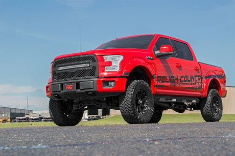 30 Inch Black Series LED Light Bar Curved Dual Row Cool White DRL Rough Country