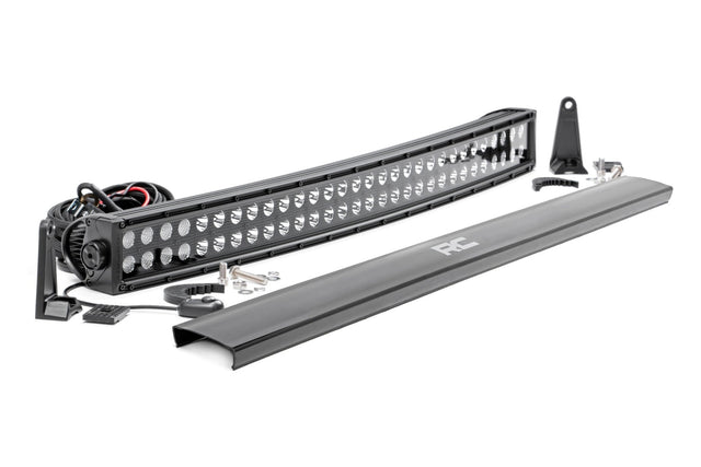 30 Inch Black Series LED Light Bar Curved Dual Row Rough Country