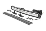 30 Inch Chrome Series LED Light Bar Curved Dual Row Cool White DRL Rough Country