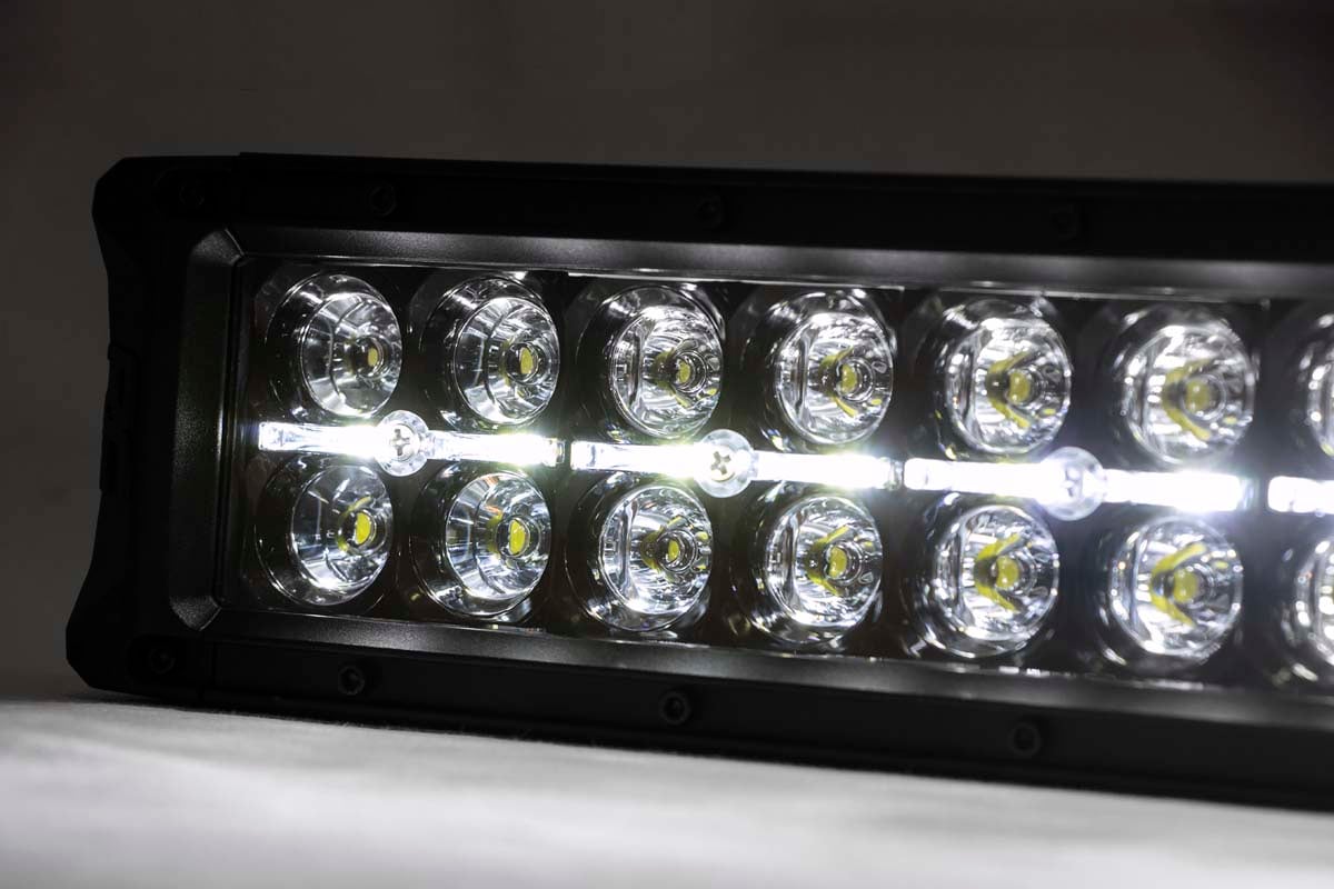 40 Inch Black Series LED Light Bar Curved Dual Row Cool White DRL Rough Country