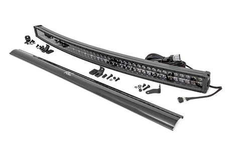 50 Inch Black Series LED Light Bar Curved Dual Row Cool White DRL Rough Country
