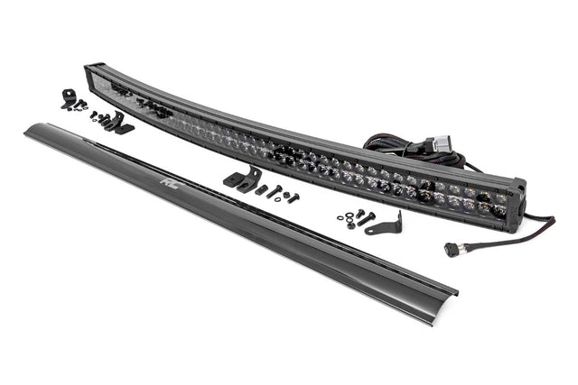 50 Inch Black Series LED Light Bar Curved Dual Row Cool White DRL Rough Country