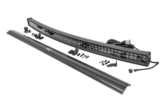 54 Inch Black Series LED Light Bar Curved Dual Row Cool White DRL Rough Country
