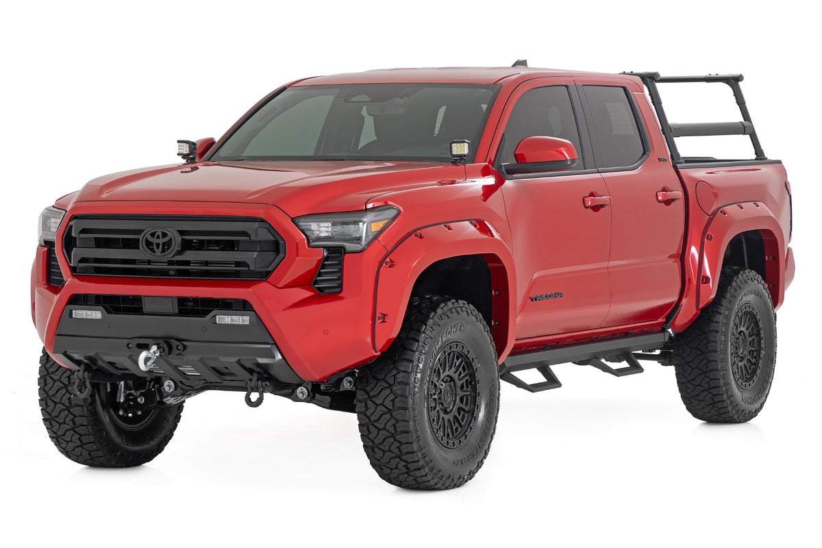SRL2 Adjustable Aluminum Steps Double Cab Toyota Tacoma 2WD/4WD (24-26) Rough Country