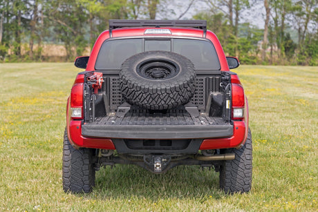 Bed Mount Spare Tire Carrier Universal (5x5.5 6x5.5 6x135 & 5x5.0 Bolt Patterns) Rough Country