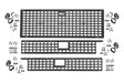 Molle Panel Kit Combo Bed Toyota Tacoma 2WD/4WD (2024-2026) Rough Country
