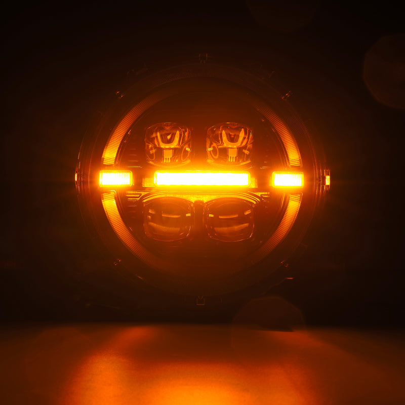 AlphaRex NOVA-Series LED Projector Headlights Black | '18-Current JL Wrangler / '20-Current JT Gladiator