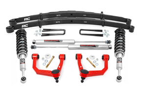 3.5 Inch Lift Kit Red UCA N3 Struts w/ Rear Leaf Springs Toyota Tacoma 2WD/4WD (2005-2023) Rough Country