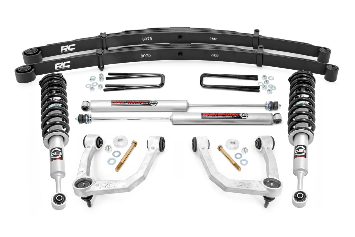 3.5 Inch Lift Kit UCA N3 Struts w/ Rear Leaf Springs Toyota Tacoma 2WD/4WD (2005-2023) Rough Country