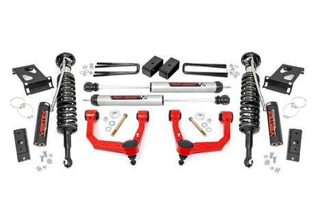 3.5 Inch Lift Kit Red UCA Vertex/V2 Toyota Tacoma 2WD/4WD (2005-2023) Rough Country