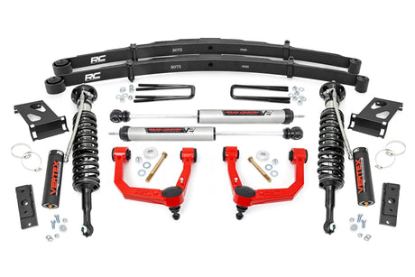 3.5 Inch Lift Kit Red UCA Vertex/V2 w/ Rear Leaf Springs Toyota Tacoma 2WD/4WD (2005-2023) Rough Country