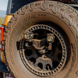 KCHilites Light Mount - Spare Tire Carrier M14x1.5 Lug Nuts I '22- Current Ford Bronco Raptor