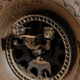 KCHilites Light Mount - Spare Tire Carrier M14x1.5 Lug Nuts I '22- Current Ford Bronco Raptor