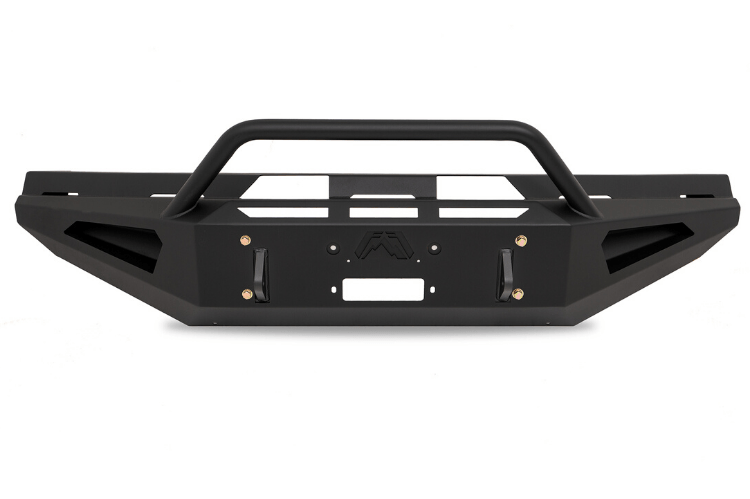 Fab Fours Red Steel FS99-RS1662-1 Ford F250/F350 Superduty 1999-2004 Front Bumper Winch Ready Pre-Runner Guard