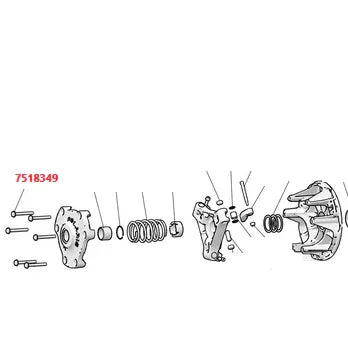 RPM RMK 850 / 800 NA TITANIUM Polaris Primary Clutch Cover Bolts (QTY 6) OEM # 7518349 M6x1.0x57mm