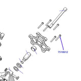 RPM RZR XPT, Turbo S, RS1 & XPEDITION, Primary Clutch Cover Bolt OEM #7518612 M6X1X35mm