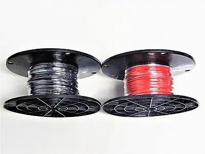 16 GAUGE TFFN TEWN WIRE BLACK + RED 250 FT EA 600V COPPER STRANDED GROUND WIRE ACDC Wire And Supply