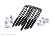 Universal U-Bolt Kit Square 9/16 Inch x 2.5 Inch x 8.5 Inch Rough Country