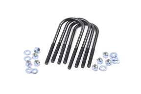 Universal U-Bolt Kit Round 9/16 Inch x 3.0 Inch x 7.25 Inch Rough Country