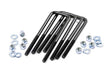 Universal U-Bolt Kit Square 9/16 Inch x 3.25 Inch x 8.5 Inch Rough Country
