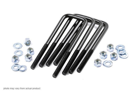 Universal U-Bolt Kit Square 5/8 Inch x 2.5 Inch x 14.5 Inch Rough Country