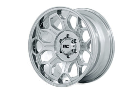 77 Series Wheel One-Piece Chrome 20x9 6x135 -12mm Rough Country