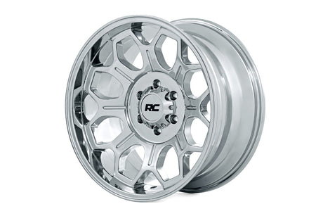 77 Series Wheel One-Piece Chrome 20x9 6x5.5 +18mm Rough Country