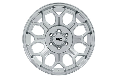 77 Series Wheel One-Piece Chrome 20x9 6x5.5 +18mm Rough Country