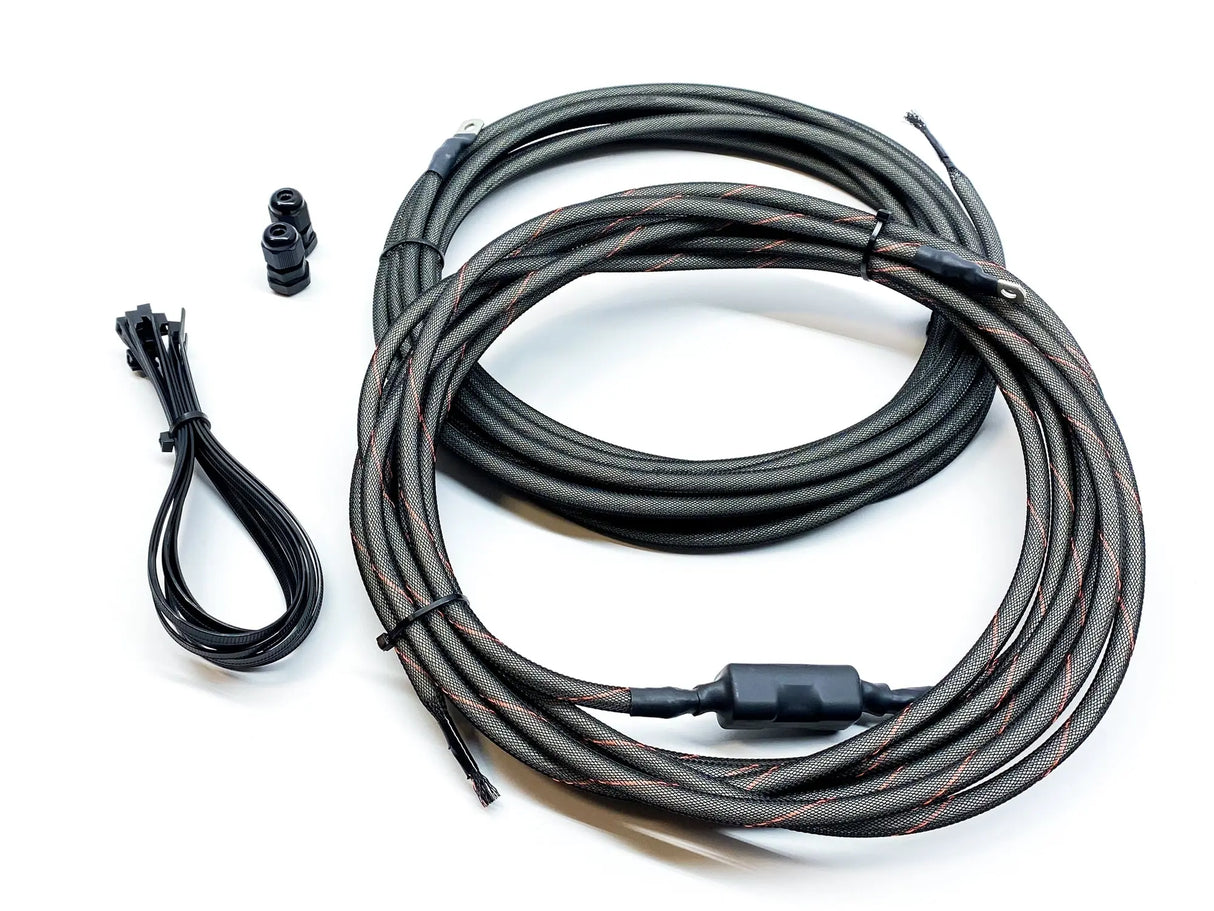 Full Length Power and Ground Power Cable Kit (Designed for 2015+ Vehicles) Ten87 Design