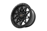 78 Series Wheel Simulated Beadlock Black 17x8.5 6x5.5 +0mm Rough Country