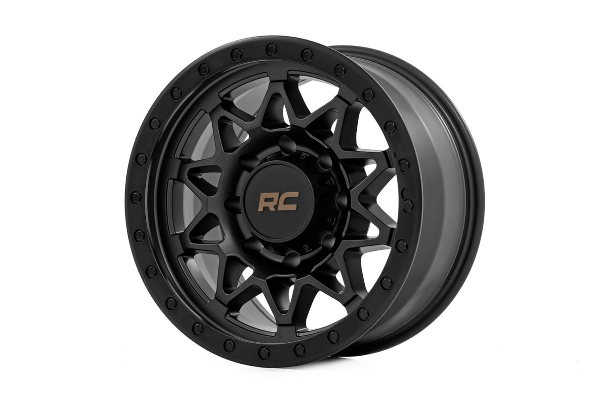 78 Series Wheel Simulated Beadlock Black 18x9 8x180 0mm Rough Country