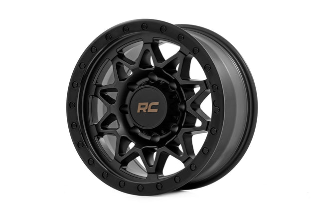 78 Series Wheel Simulated Beadlock Black 18x9 8x180 0mm Rough Country