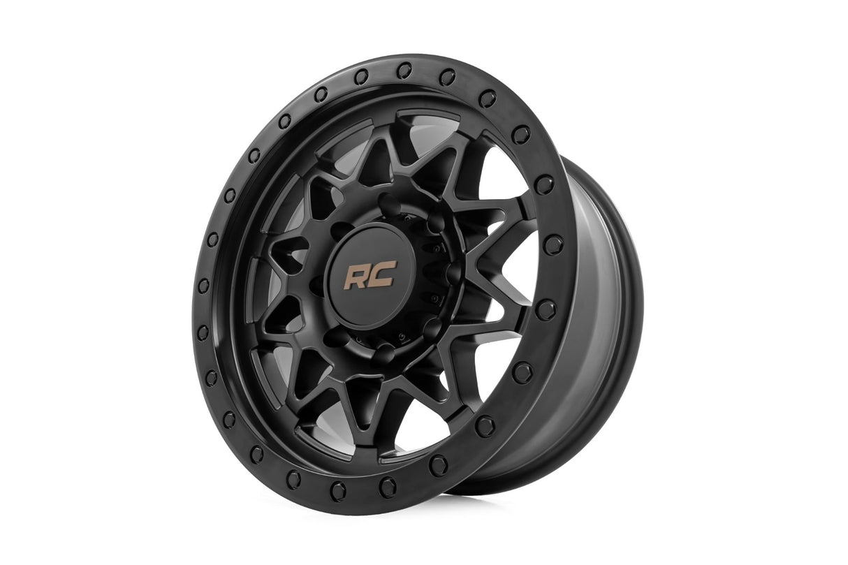 78 Series Wheel Simulated Beadlock Black 18x9 8x180 0mm Rough Country