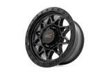 78 Series Wheel Simulated Beadlock Black 18x9 8x180 0mm Rough Country