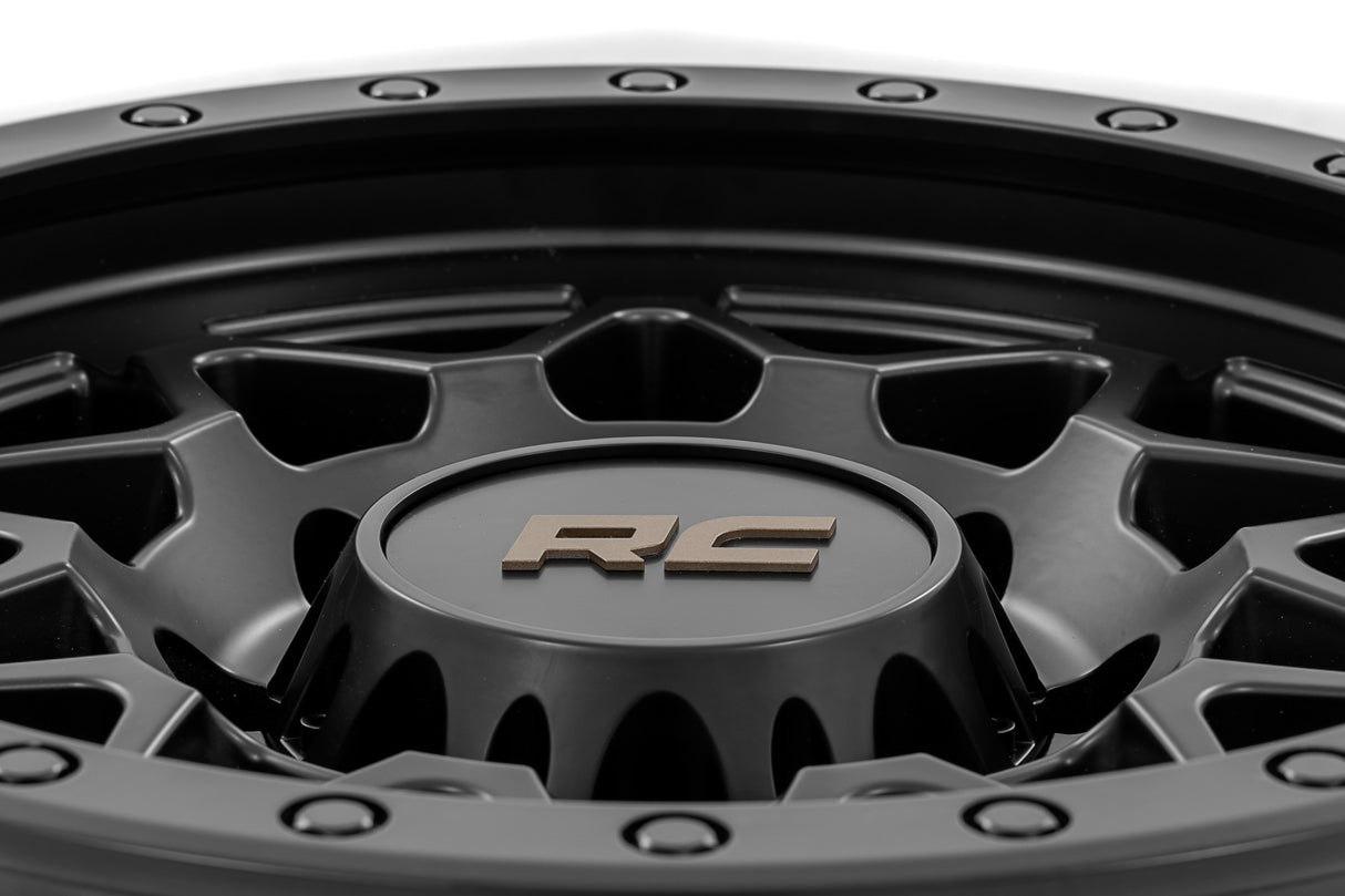 78 Series Wheel Simulated Beadlock Black 18x9 8x180 0mm Rough Country