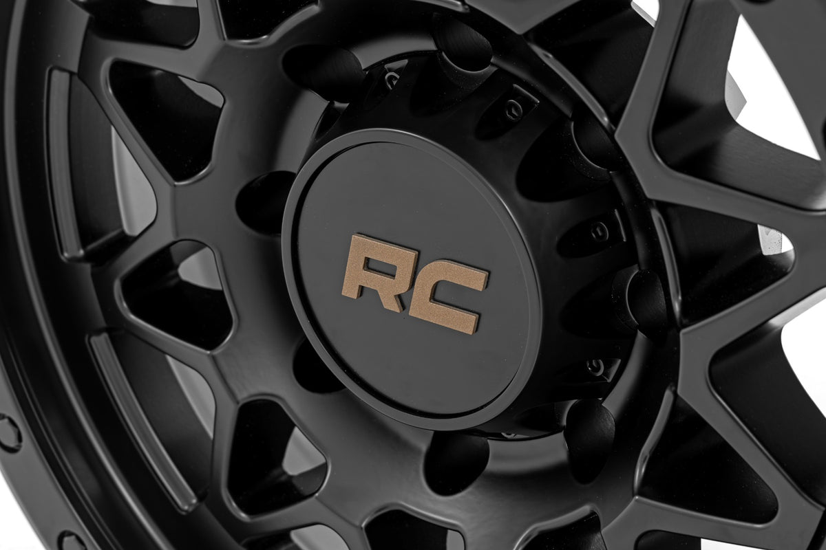 78 Series Wheel Simulated Beadlock Black 18x9 8x170 0mm Rough Country