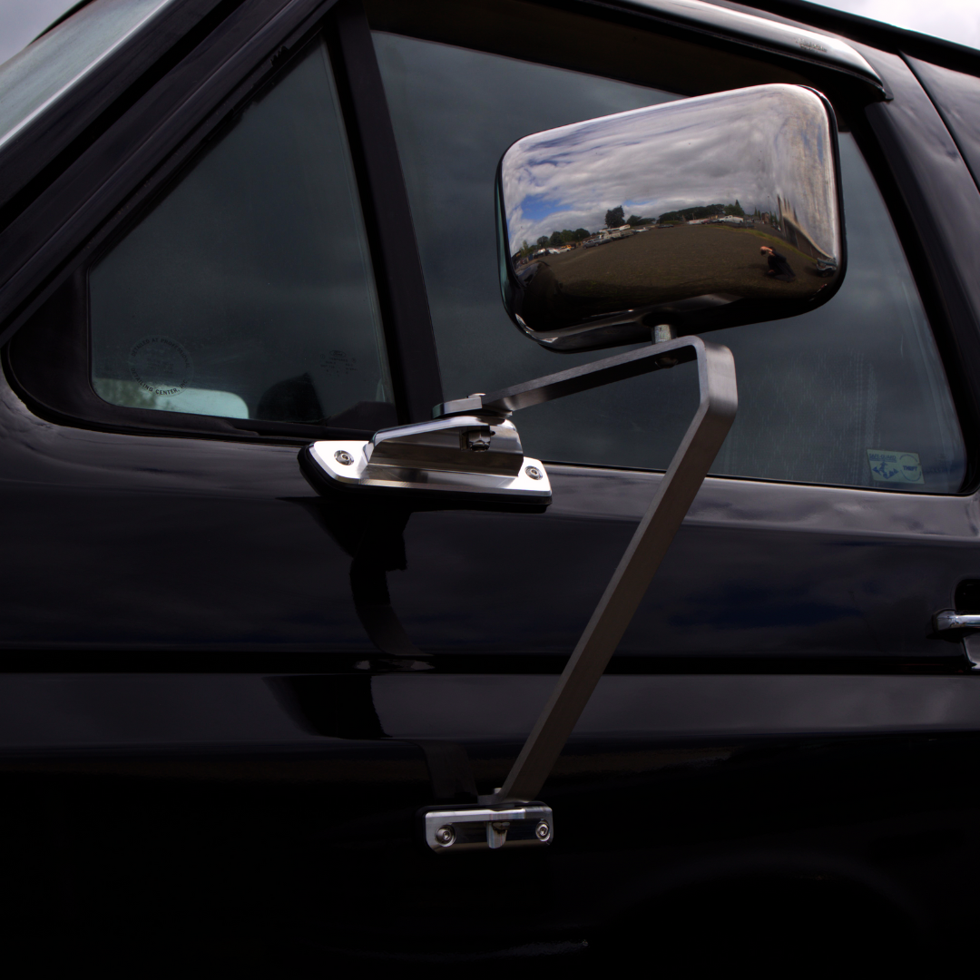 OBS Solutions Sport Mirror to Swing Lock Conversion Kit - 1992-1997 Ford F-Series/Bronco OBS Solutions LLC