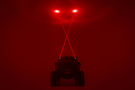 Laser Whip Light Kit RGBW 2400 Lumens Pair Rough Country
