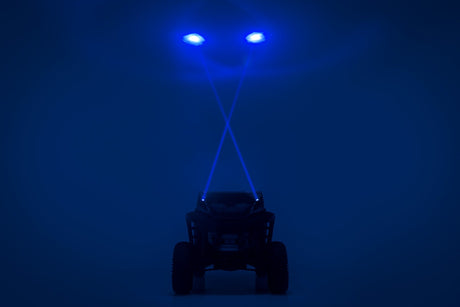 Laser Whip Light Kit RGBW 2400 Lumens Pair Rough Country