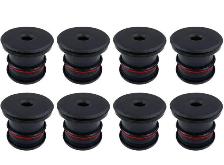 S&B Filters Body Mount Kit for Ford Super Duty Crew Cab 2008-2016, 5.4L-6.7L, Silicone Bushings