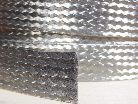10 FEET 5/8" BRAIDED GROUND STRAP GROUNDING Tinned Copper Flat Braid MADE IN USA ACDC