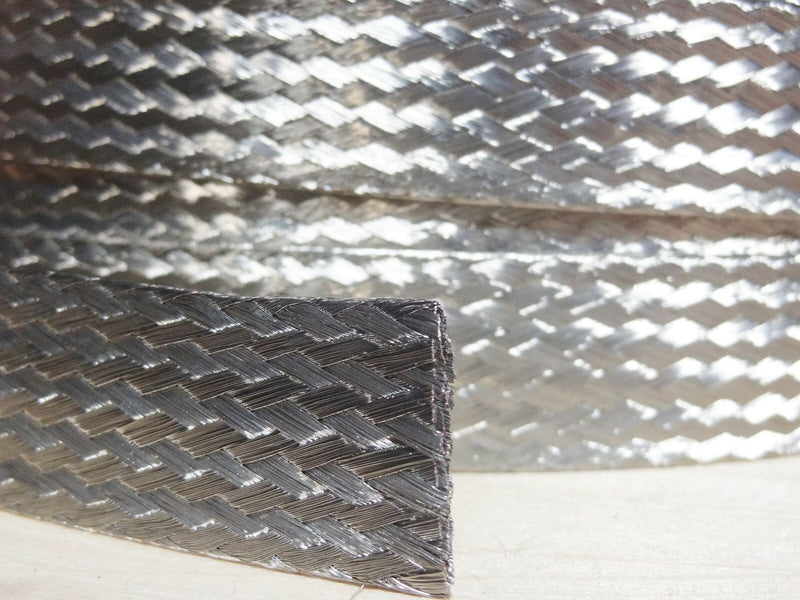 10 FEET 1/2 BRAIDED GROUND STRAP GROUNDING Tinned Copper Flat Braid MADE IN USA